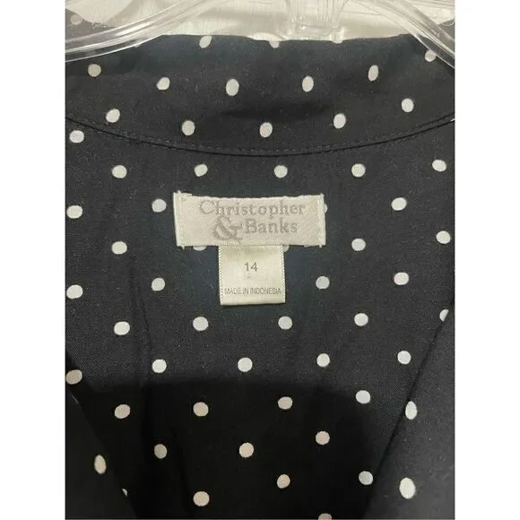 Christopher & Banks Sleeveless Maxi Dress Size 14 - Picture 9 of 9